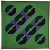  1964 8 Circles Series Violet Green