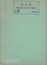 1972-1973 - Rotterdam Art News No.6 - Boymans van Beuningen Museum - Rotterdam - Netherlands